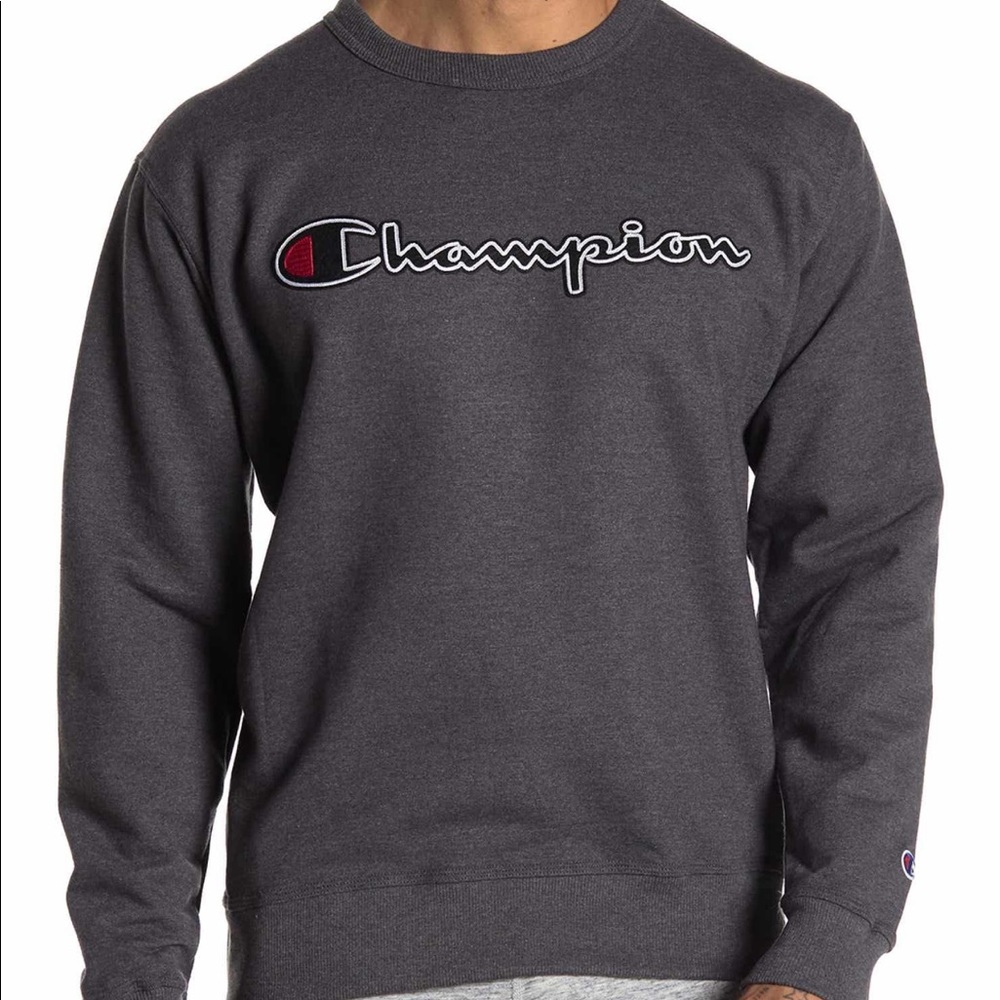 Champion XXL grey crew neck pullover